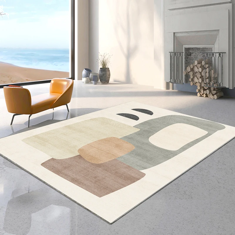 

Carpet Bedroom Living Room Coffee Table Carpet Large Area Nordic Abstract Home Room Bedside Blanket Summer Floor Mat