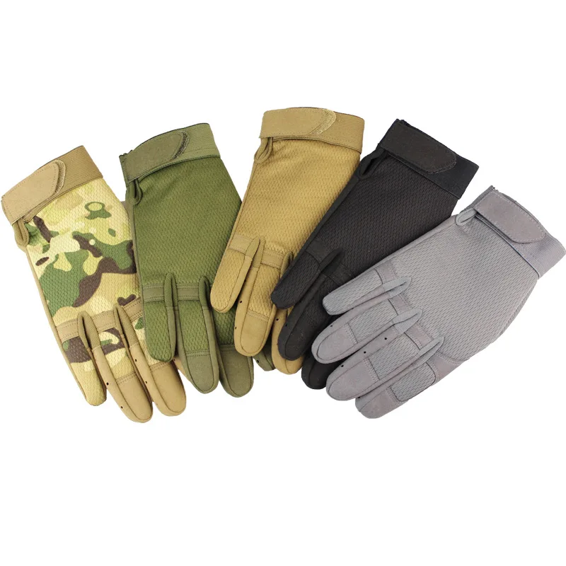 

CAMOLAND Motorcycle Full Finger Gloves Men Tactical Antiskid Army Military Bicycle Airsoft Shoot Paintball Protective Gloves