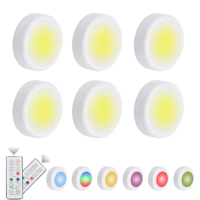

Лампа RGB под шкаф 13 цветов, праздвечерние светильник освещение, подсветка для шкафов, ночсветильник на батарейках