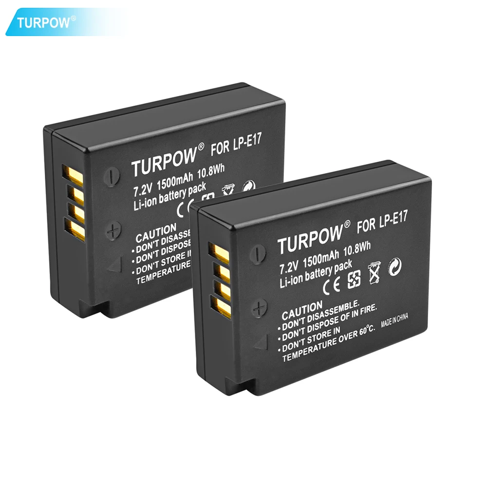 2XBattery Turpow 1500 мА/ч, LPE17 LP E17 LP-E17 Батарея+ ЖК-дисплей двойной Зарядное устройство для цифровой однообъективной зеркальной камеры Canon EOS 200D M3 M6 750D 760D T6i T6s 800D 8000D поцелуй X8i L10 - Цвет: 2XBattery