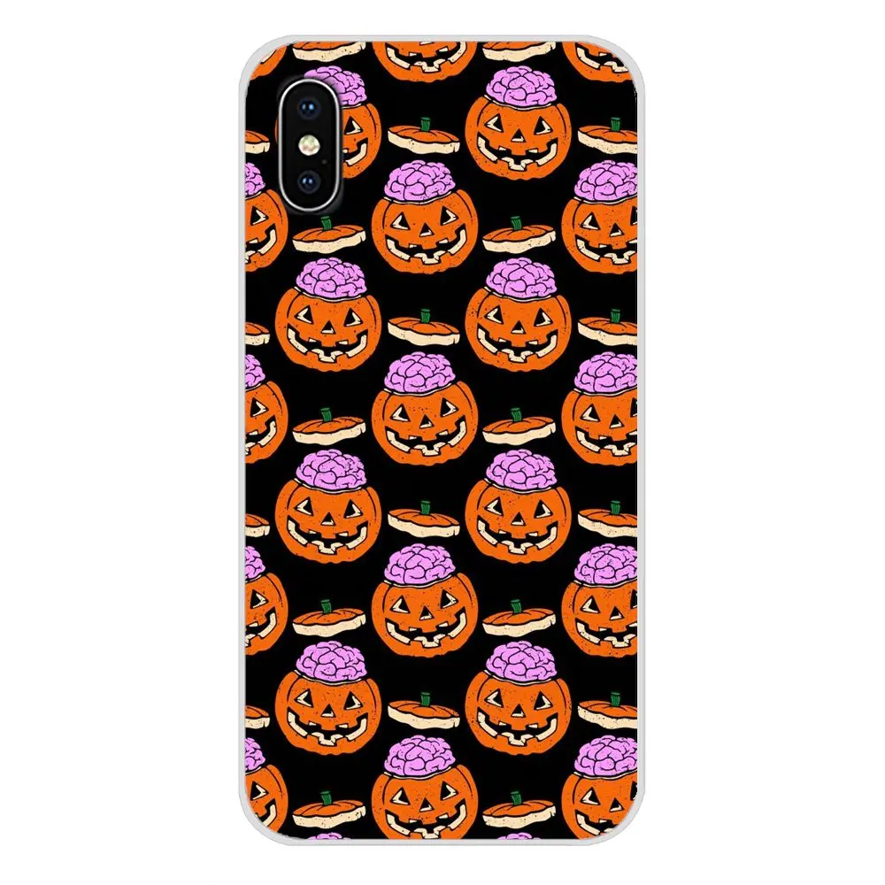 Силиконовый чехол для Huawei G7 G8 P8 P9 P10 P20 P30 Lite Mini Pro P Smart Plus 2017 2018 2019 Тыква Хэллоуин