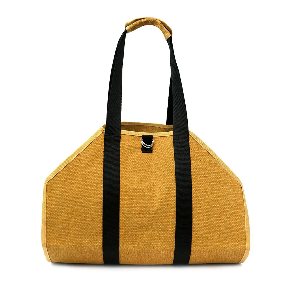 

Portable Firewood Storage Bag Canvas Match Storage Bag Outdoor Match Storage Bag Canvas Firewood Carrier Log Tote Bag