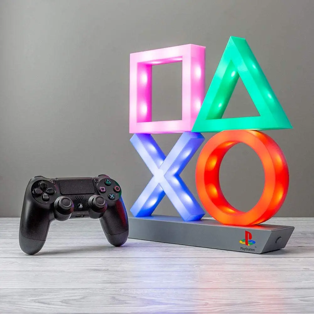 

2021 New for Ps4/ps5 Mood Flash Lamp Icon Modeling Voice Control Decorative Lamp House Colorful Lights Game Lampstand Led Light