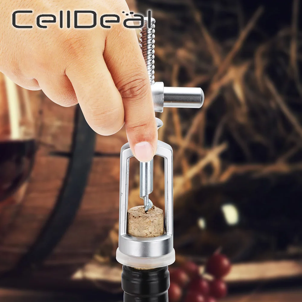 

Creative Wine Bottle Opener Red Wine Corkscrew Leverage Design for Bar Accessories Restaurant Party Home Kitchen Tools 1/2pcs