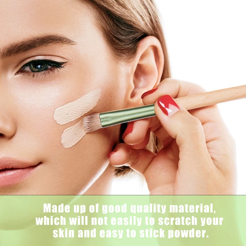 

NEW PRODUCT Ten-piece Nylon Makeup Brush Makeup Tools For Eyebrows Eyelashes Eyes And Cheeks Makeup With Brush Package Wooden