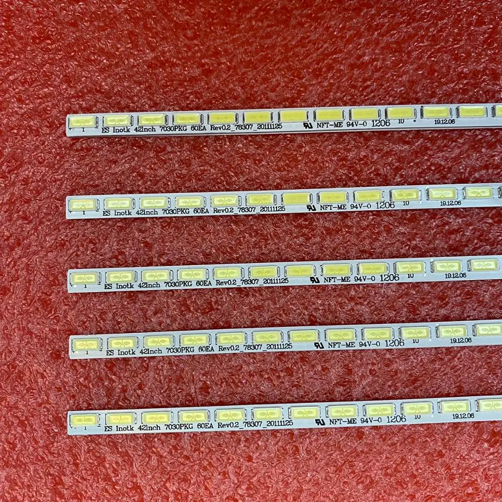 Новинка 30 шт./лот 60LED светодиодная подсветка для LG 42LS570T 42LS5600 T420HVN01.0 74.42T23.001 2 DS1 Innotek