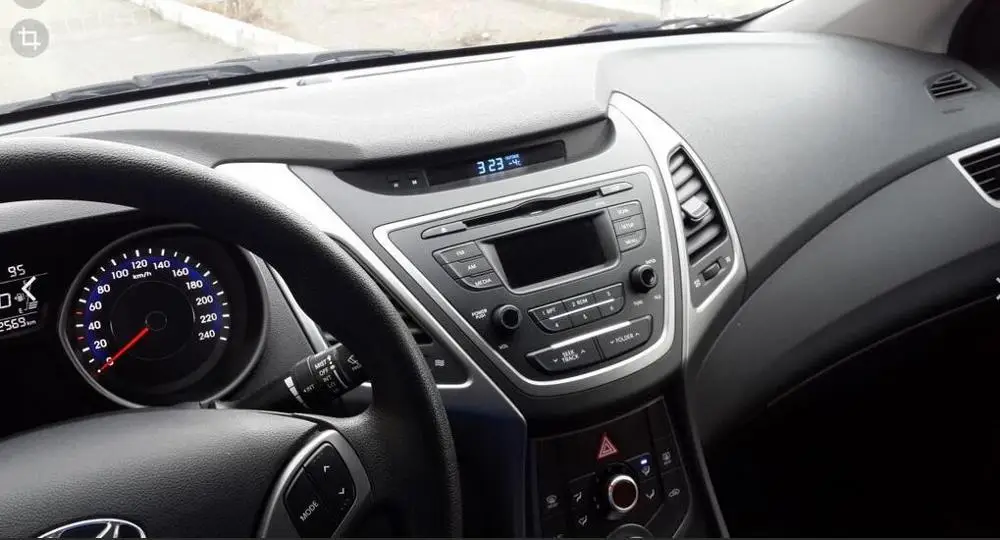 SINOSMART 2.5D IPS/QLED экран 1G/2G автомобильная навигация GPS плеер для hyubai Elantra Avante MD 2011 2015 32EQ