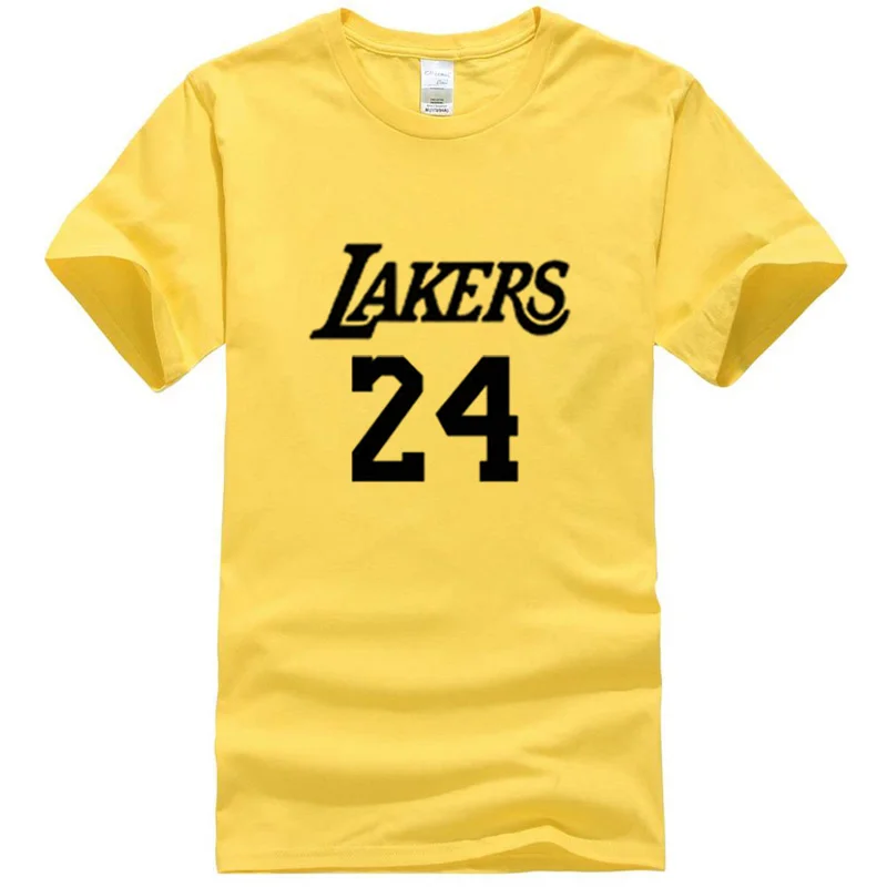 Новая мода Kobe Bryant 24 футболка для мужчин и женщин Повседневная Jersey летняя