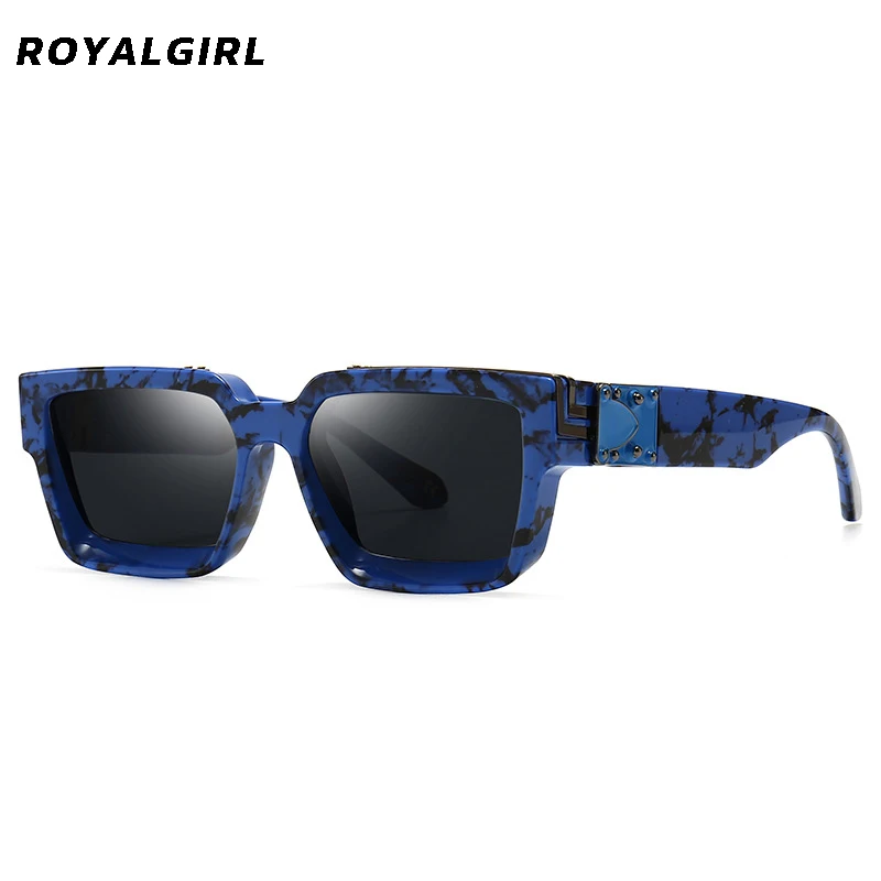 

ROYAL GIRL Women Unique Square Sunglasses Oversize Vintage Frames Shades Ombre Eyeglasse ss011