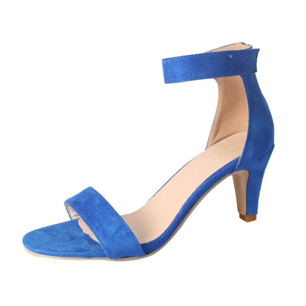 Женские сандалии на высоком квадратном каблуке с ремешком женские летняя