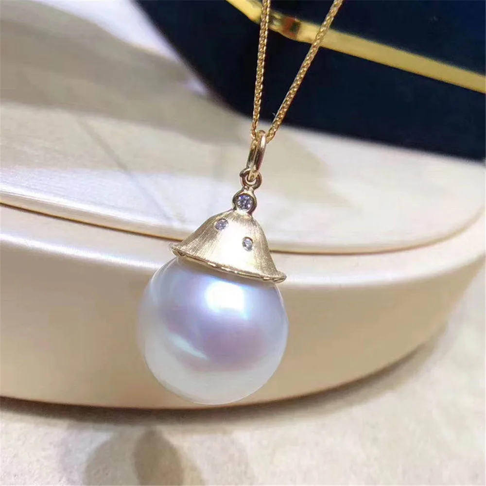 

Real S925 Sterling Silver Pendant Mountings Findings Jewelry Mounts Settings Accessories Parts for Pearl bead No Pearl No Chain