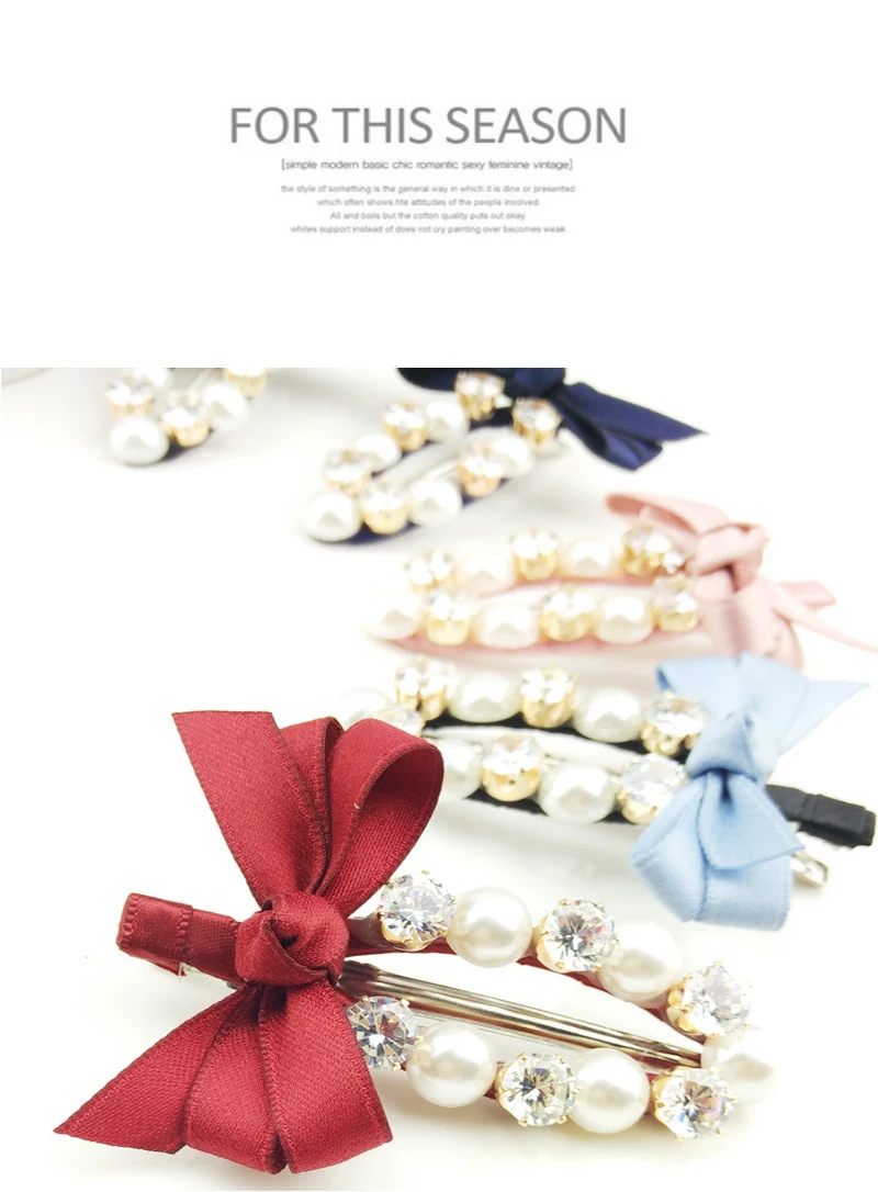 1 Pcs Pearl Metal Women Hair Clip Bobby Pin Barrette Hairpin Hair Accessories Beauty Styling Tools Dropshipping New Arrival Hot