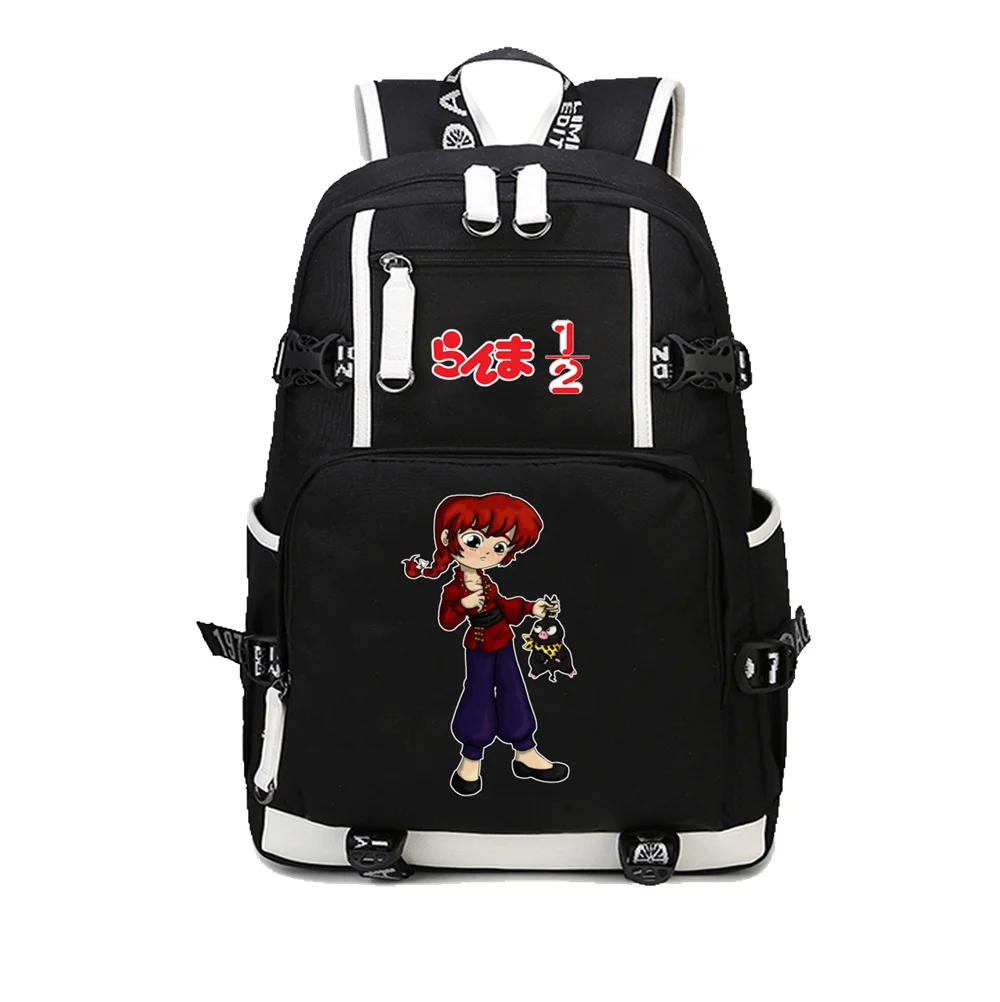 

Anime Ranma Nibun-no-Ichi cosplay Printing backpack Ranma backpack teenagers Student Book Bag Shoulder Bag Unisex Laptop Bag