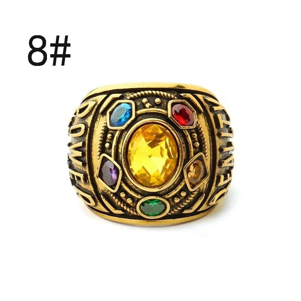 Силовое кольцо Infinity Wars бижутерия мужское с надписью Модное Новое Фирменное