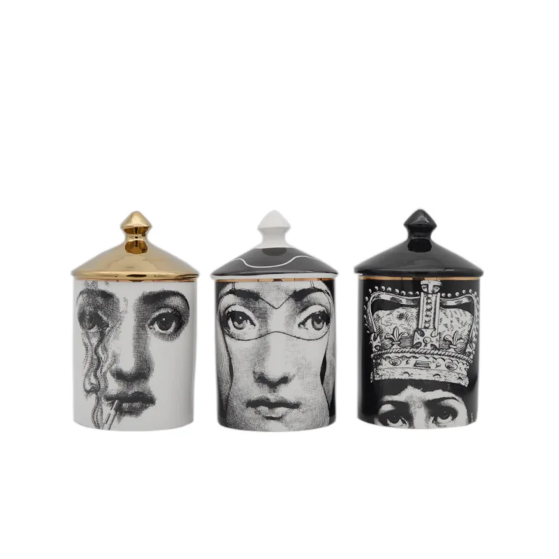 

Face decoration can, candle cup storage can, grace cotton swab pen cosmetic storage can