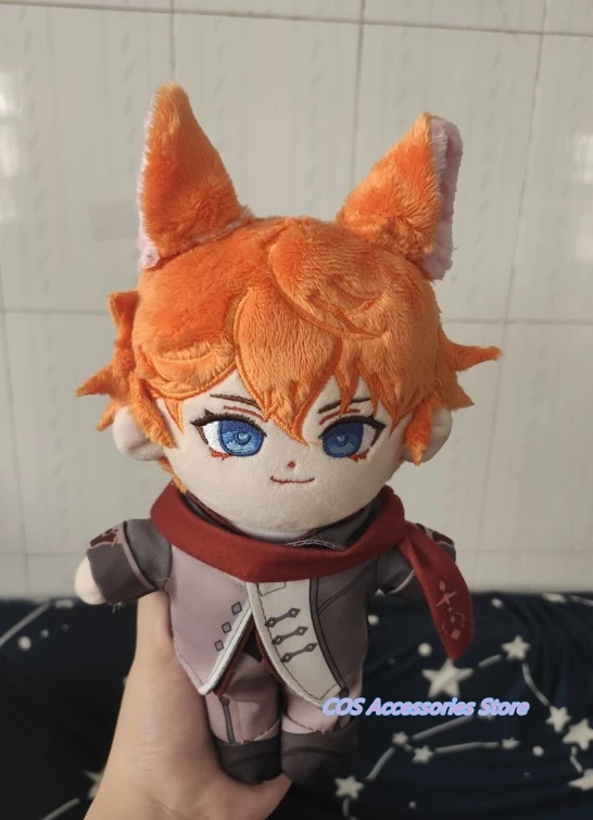 

Pre-Order Anime Game Genshin Impact Tartaglia Plush Doll Change Clothes Outfit Suit Toy Body Soft Cosplay Xmas Gifts 20cm