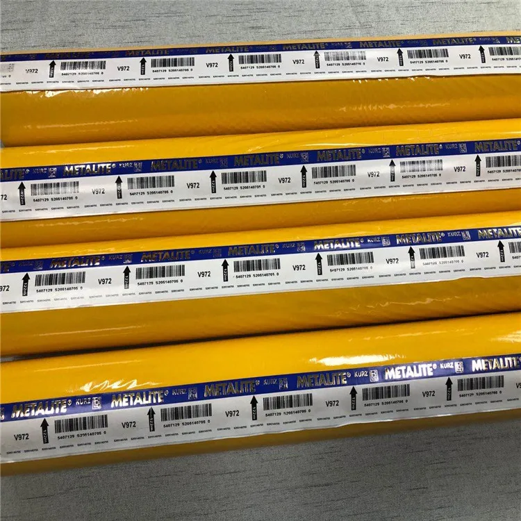 

hot sale free shiping Germany KURZ COLORIT 972 pigment foil hot stamping on paper or plastic boxes hose and card bottle