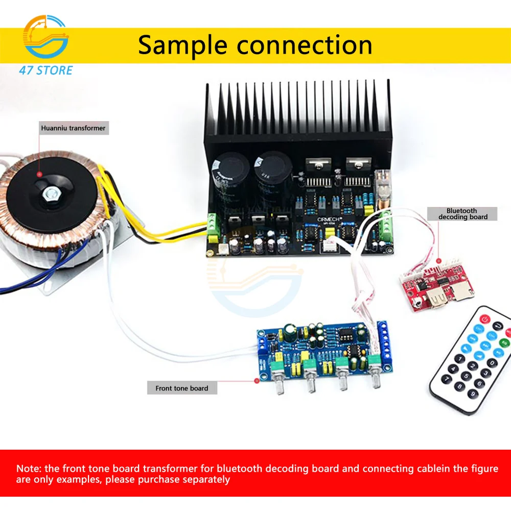 Стерео усилитель высокой мощности TDA7293 Плата OP07 DC Servo 5534 Рабочий Усилитель Shen Jin PCB