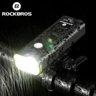 Велосипедный перезаряжаемый фонарь ROCKBROS, водонепроницаемый передний свет для езды на велосипеде, аксессуары для горных велосипедов