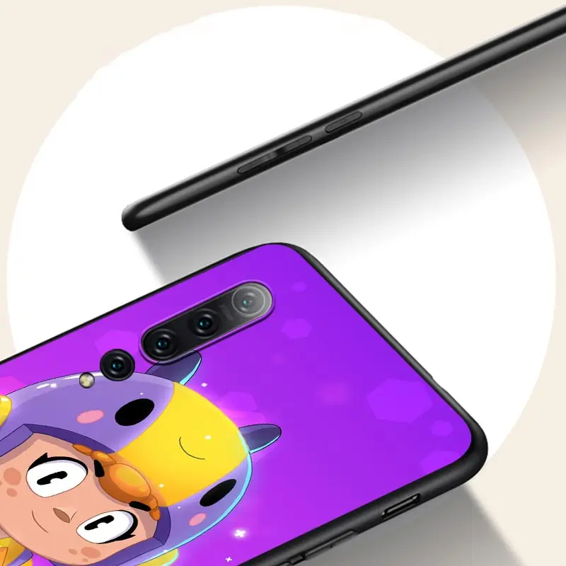 

Black Silicone Cover Cute anime stars For Xiaomi Mi 11 10I 10T 10 9T 9SE 9 8 Note 10 Lite Pro 5G Ultra Phone Case