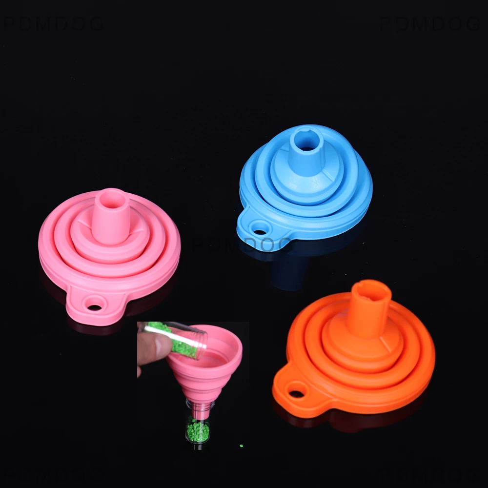 

PDMDOG Square Diamond Painting Accessories funnel Pink Color Bead Container Diamond Embroidery Environmental Tool