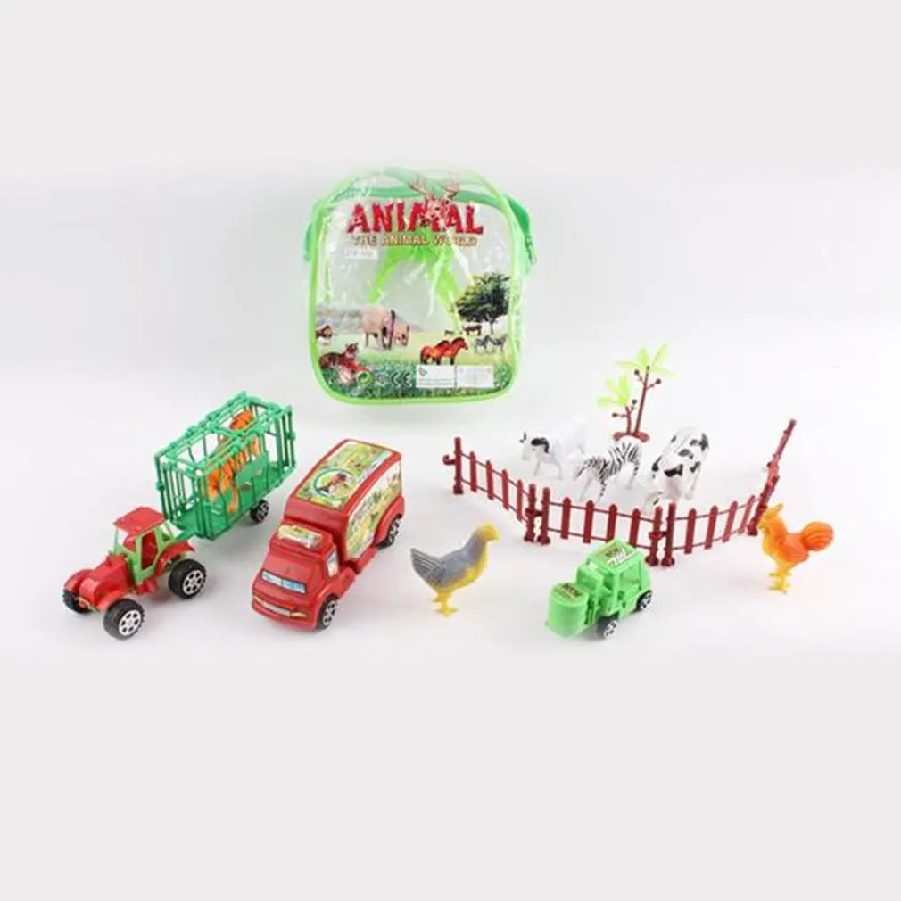 

Sliding farmer truck tractor spray truck farm transport truck bucket set combination children's toys