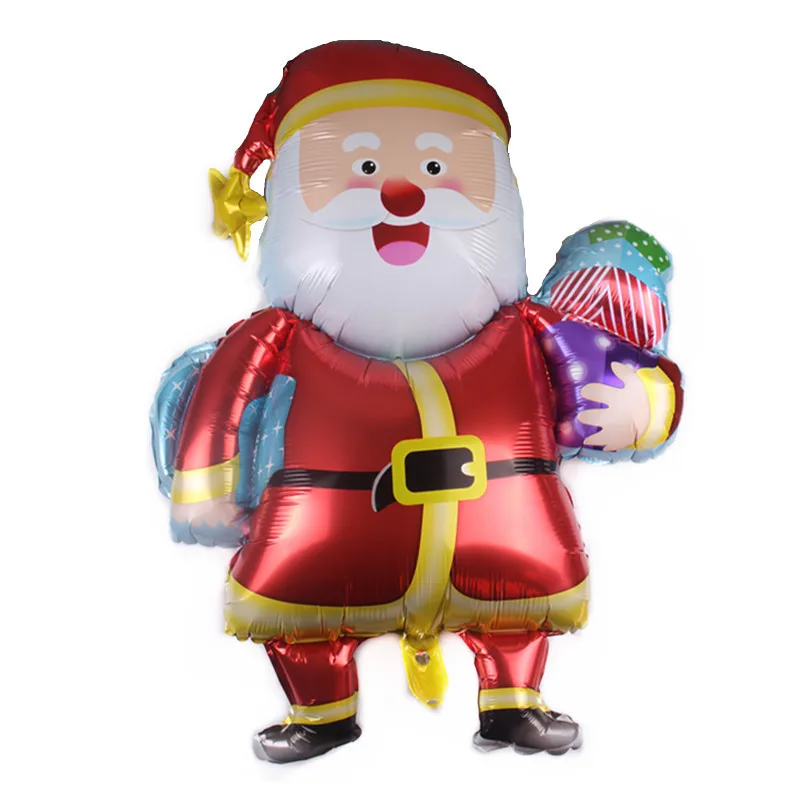 Белый Рождественские шары рождественские украшения для дома Globos год Navidad фольгированные шары Детские подарки надувные игрушки - Цвет: Белый