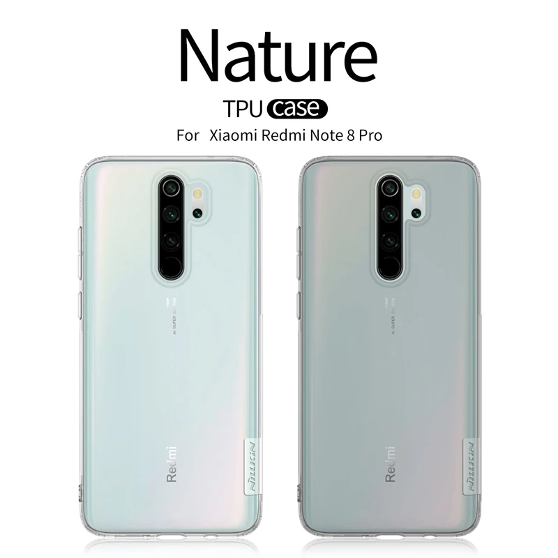 Чехол для xiaomi redmi Note 9 8 Pro Nillkin Nature мягкий силиконовый защитный чехол из ТПУ 7 K20 k30 |