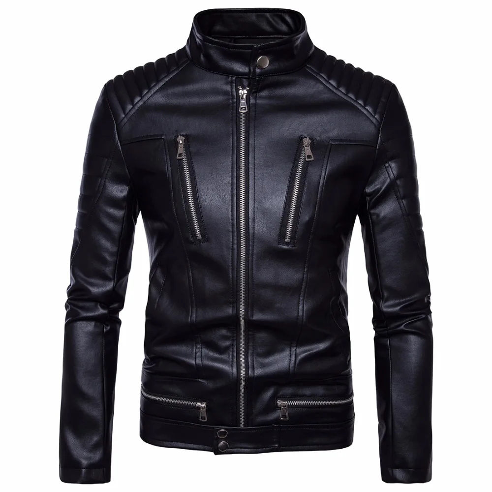 M ~ 5XL! Мужская одежда большого размера осенняя для ночного клуба мотоциклетная