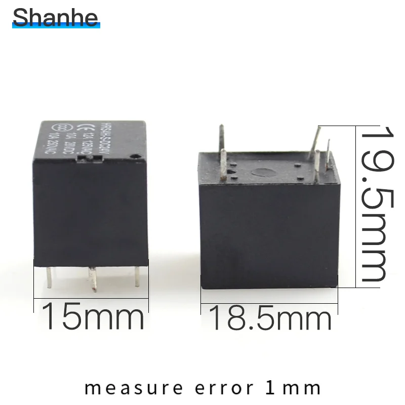 Реле JQC-3F T73 HRS4H-S, постоянный ток, 5 В/9 В/12 V/24 V JQX-14FF3 генератор импульсов 5PIN pcb миниатюрный Мощность реле SRD
