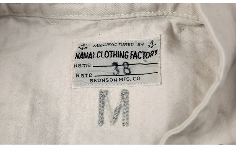 Винтажный Bronson 1930s USN Dungaree Smock Submariner пуловер парка свободная посадка