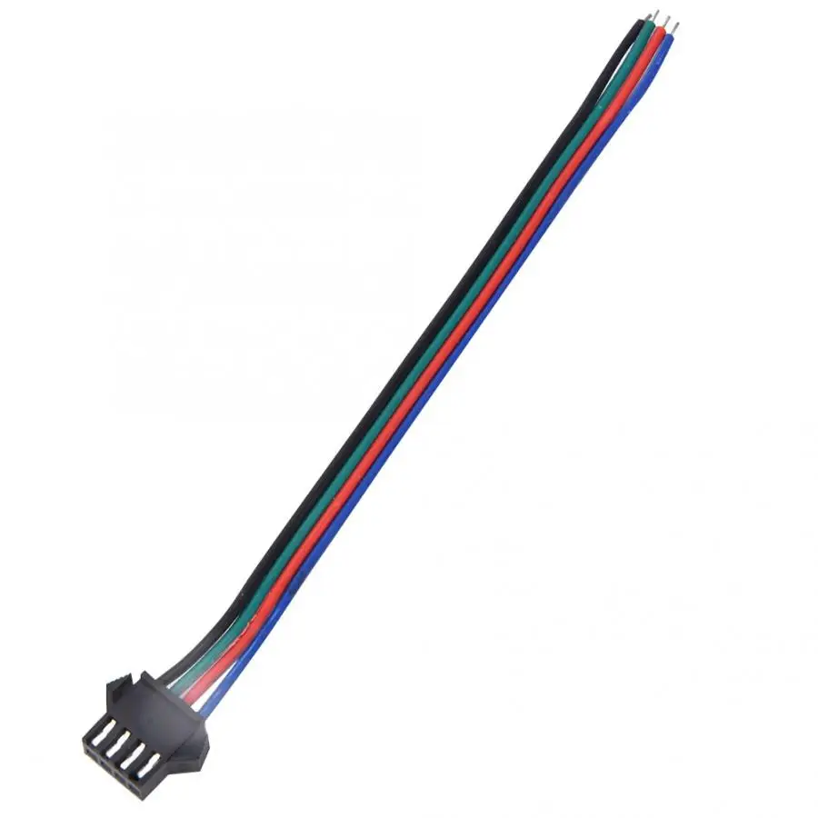 

20 Pairs 4 Pins Connector Cable Male and Female Tinned Copper for LED Strip Light Extension Cable