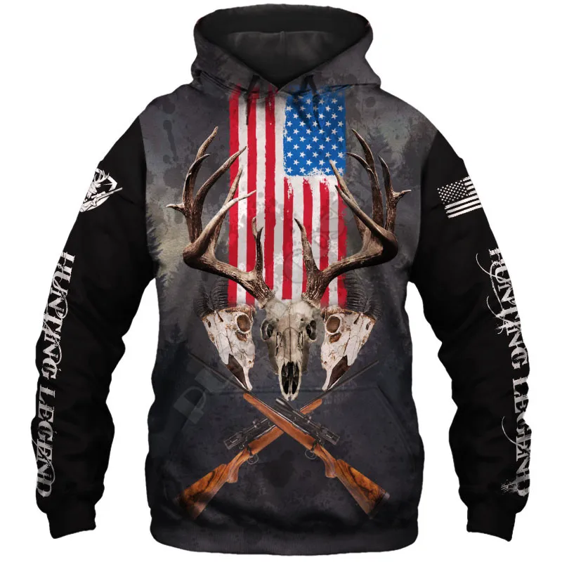 

3D Printed Hoodies Hunting Legend Harajuku Streetwear Women Men Camouflage Zipper Hoodies/Sweatshirt Dropshipping 03
