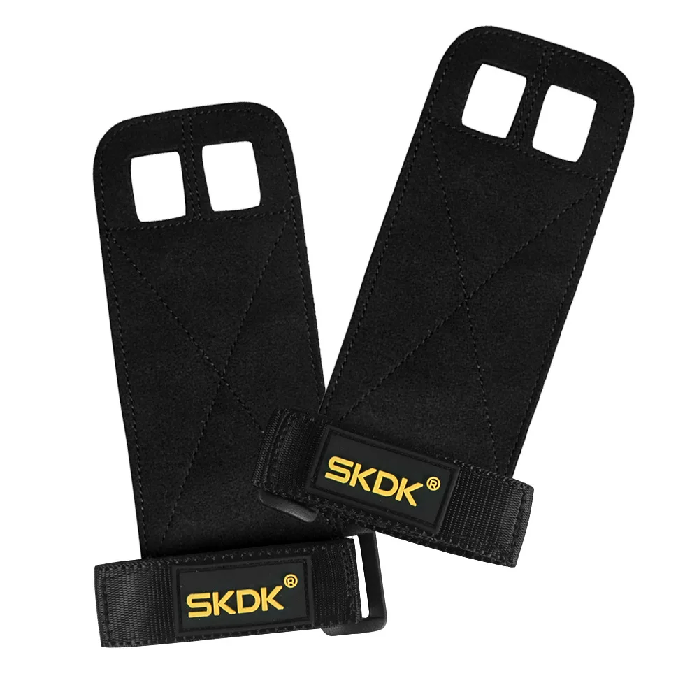 1 пара Ультра-волоконная ткань кожа защитная ладонь тяжелая атлетика штанга