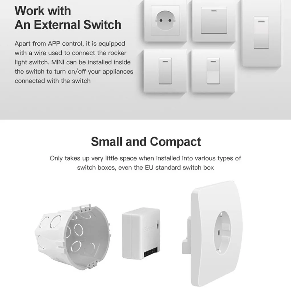 Мини переключатель Sonoff с Wi Fi модуль таймера самостоятельная автоматизация