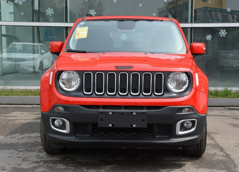 2 шт. Chrome передние противотуманные свет лампы Крышка отделка украшения для Jeep