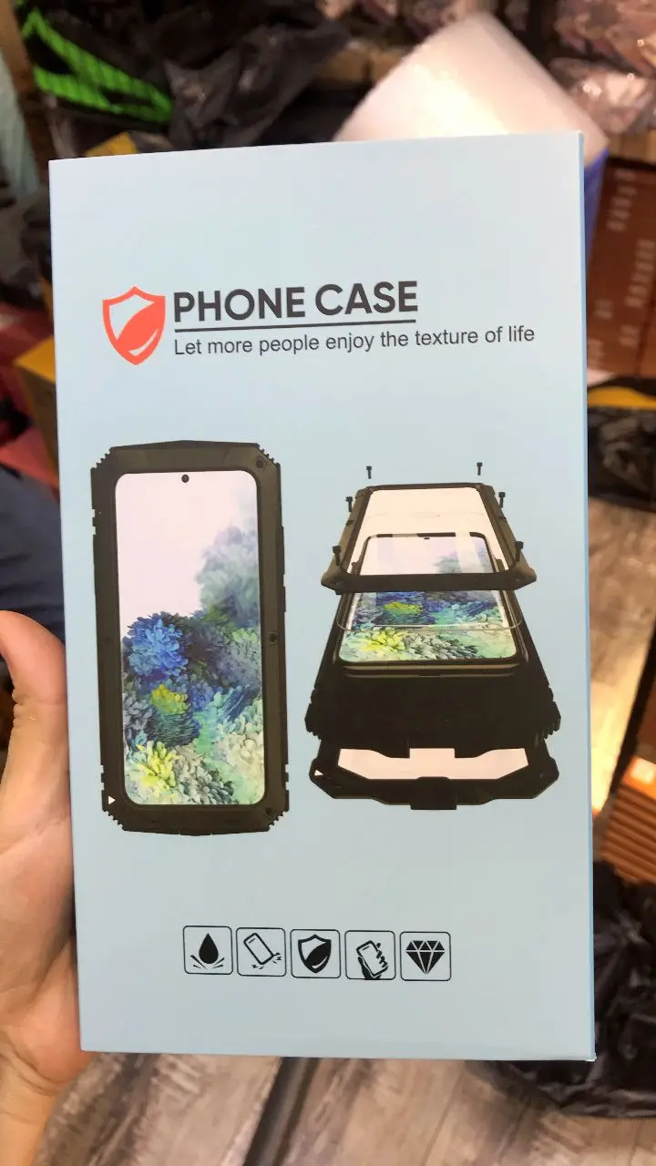 

Note 20 Ultra Case for Samsung Galaxy Note 20 S20 Ultra Coque Heavy Duty Armor Stand Phone Case For Samsung Note 20 Ultra Capas