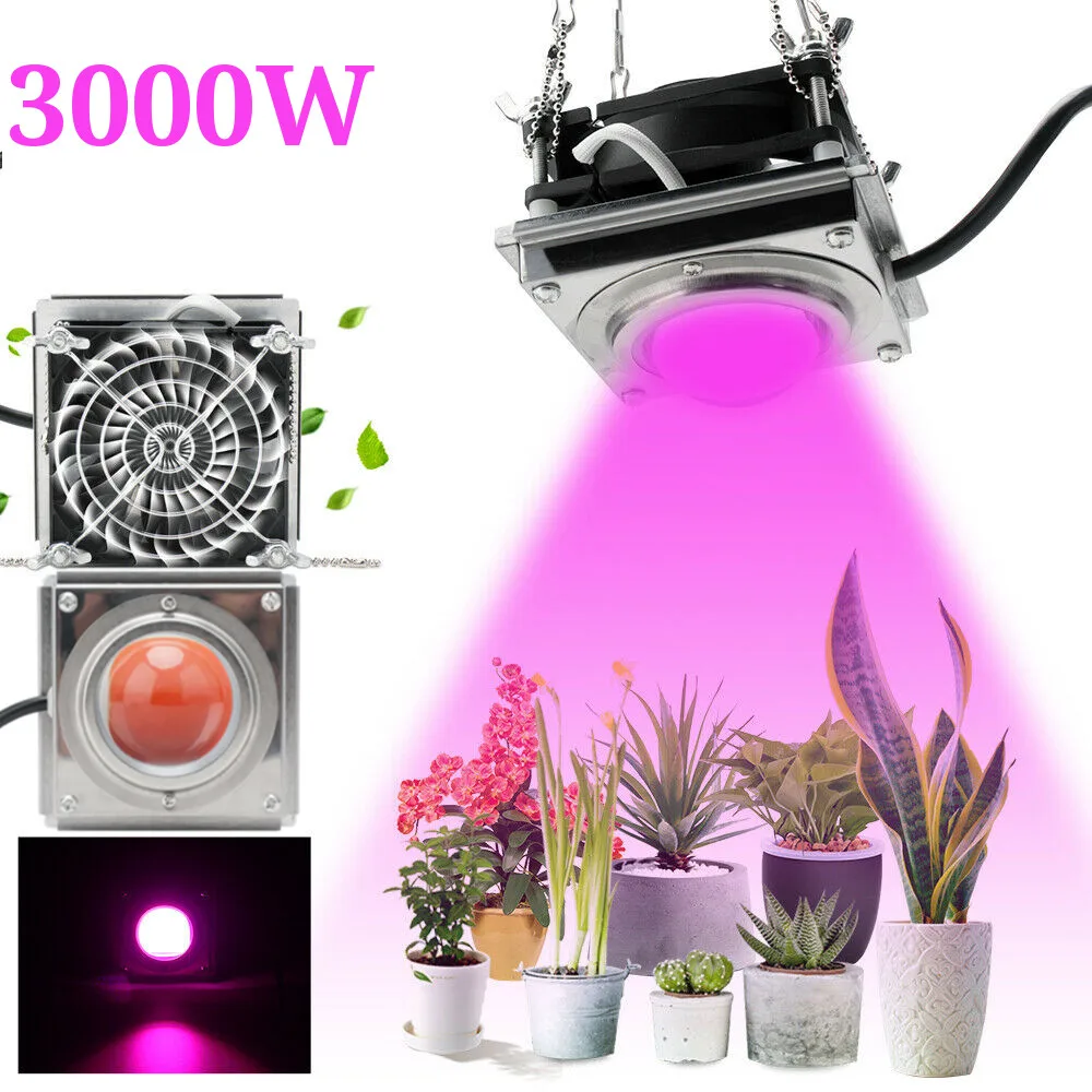 Original COB 3000W LED Grow Light 4000k Full Spectrum LED Growing Lamp For Indoor Plant Growth LED plant Lighting Waterproof