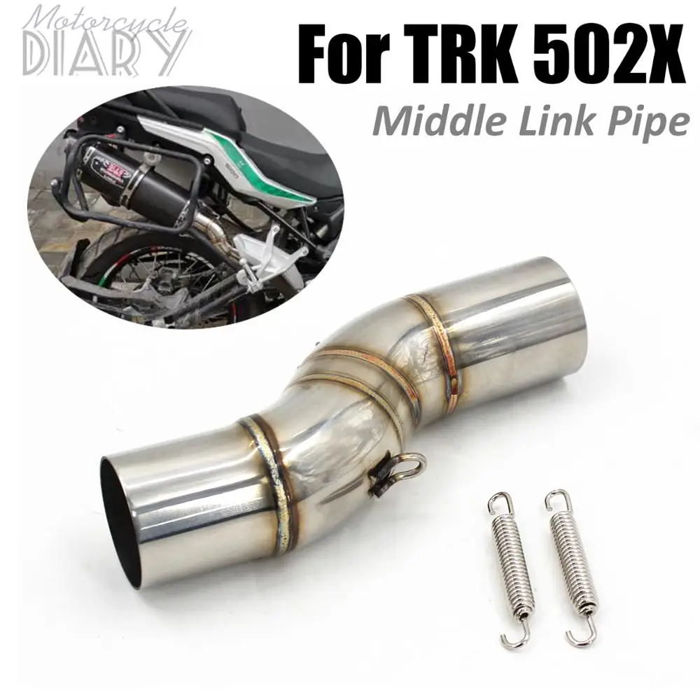 Для TRK 502X 502 X выхлопная труба мотоцикла слипоны модифицированная система среднее
