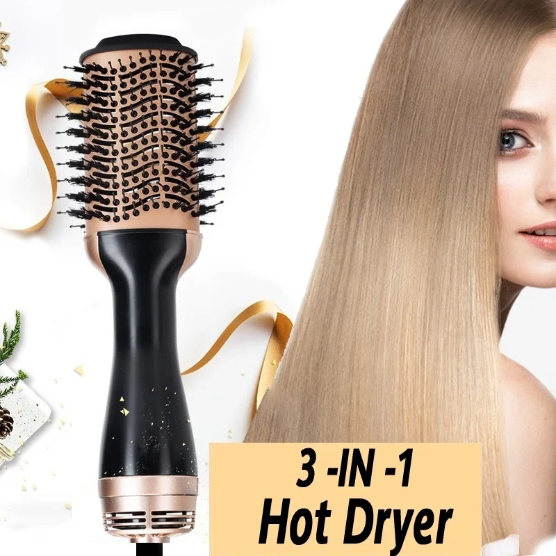 Один шаг горячий воздух Фен щетка волумайзер пушистый холодный ветер расческа