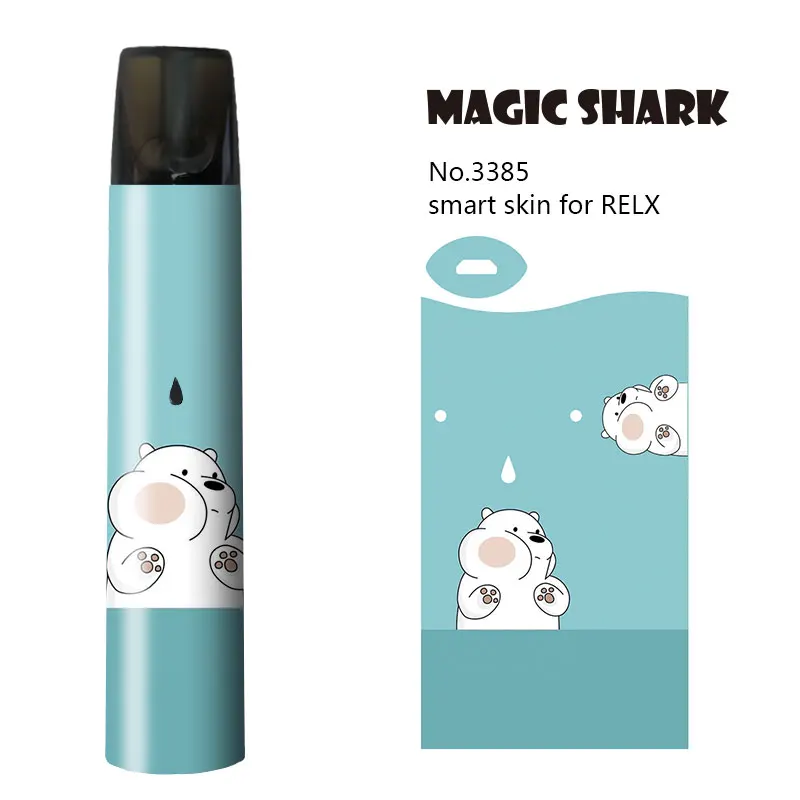 Ультратонкий чехол-наклейка Magic Shark из ПВХ с рисунком медведя Железного человека