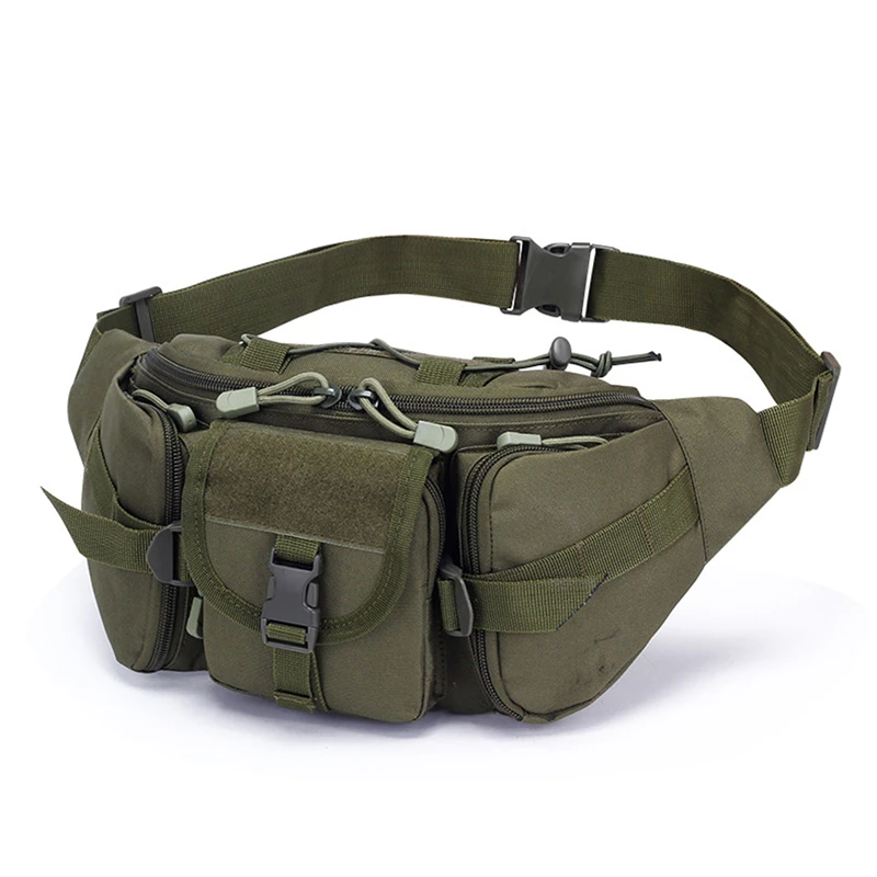 

Outdoor Sports Tactical Men Waist Pack Hiking Waist Bag Outdoor Army Military Hunting Sports Bags Climbing Camping Army Fan Bags
