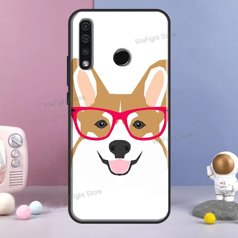Чехол с мультяшным корги собакой для Honor 50 20 8S 8X 9X 9S Huawei P30 Lite P20 P40 Pro P Smart Z 2021 Nova 5T |
