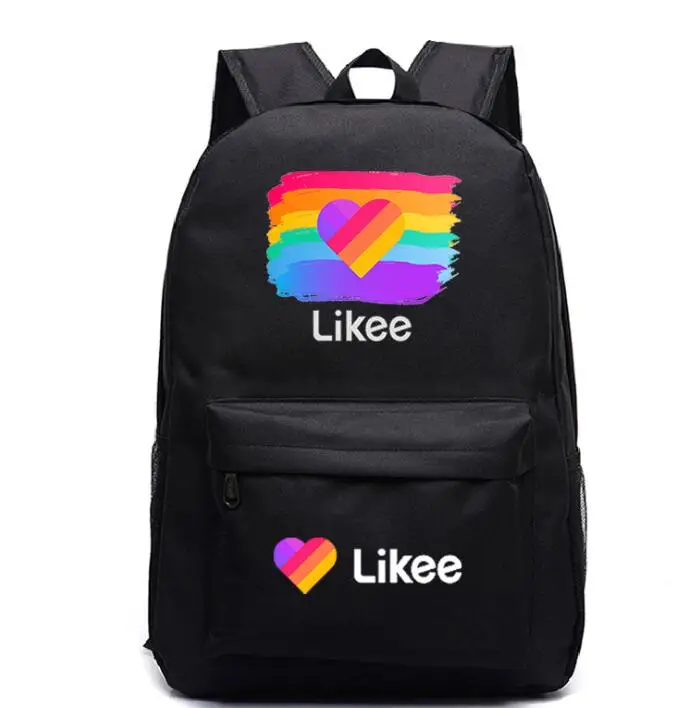 Новый рюкзак Likee в русском стиле для студентов Книжная сумка LIKEE Video Softback ноутбука