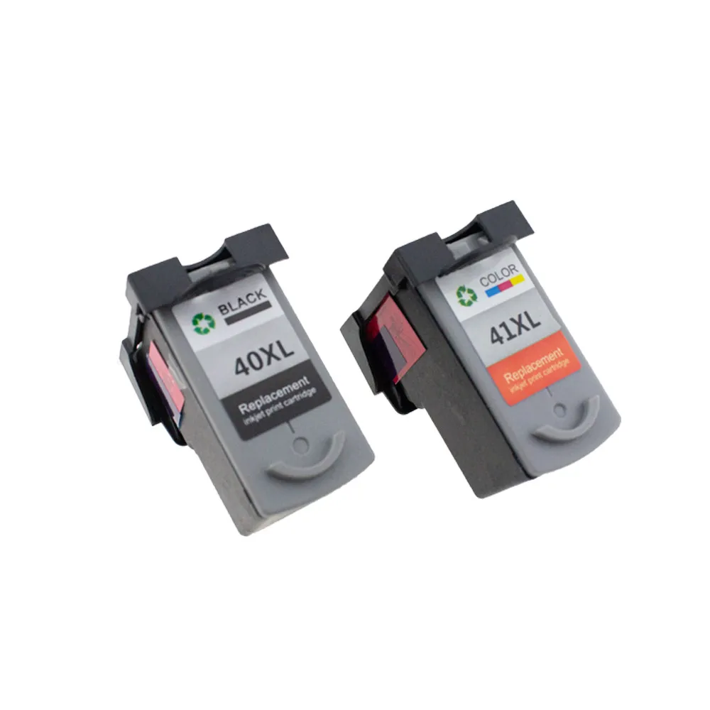 1Black 1Color PG-40 CL-41 совместимый картридж с чернилами PG40 CL41 для Canon Pixma MP140 MP150 MP160 MP180 MP190 MP210 MP220 MP450 MP470 принтер - Цвет: 1Black 1Color