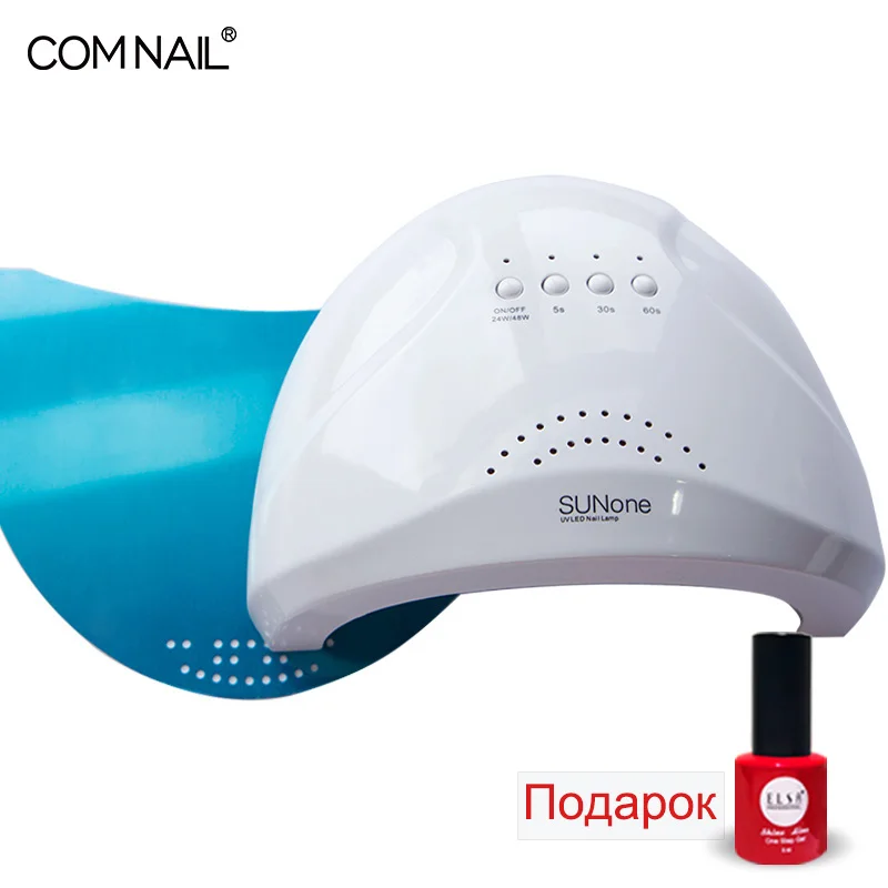 SUNONE COMNAIL УФ ЛЕД Лампа для ногтей Sun1 Sun5 SunX Быстрая сушка всех видов гелей УФ лампа Маникюрный прибор из Российского Склада - Цвет: SUNONE