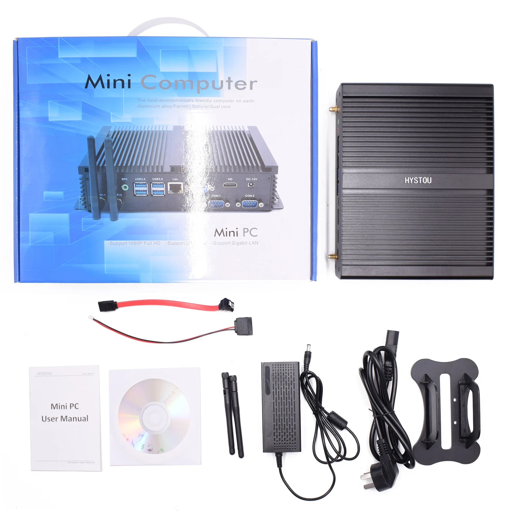 Безвентиляторный ПК промышленный HD + EDP Type C несколько дисплеев 2 ядра LAN i3-8145U i5-8265U