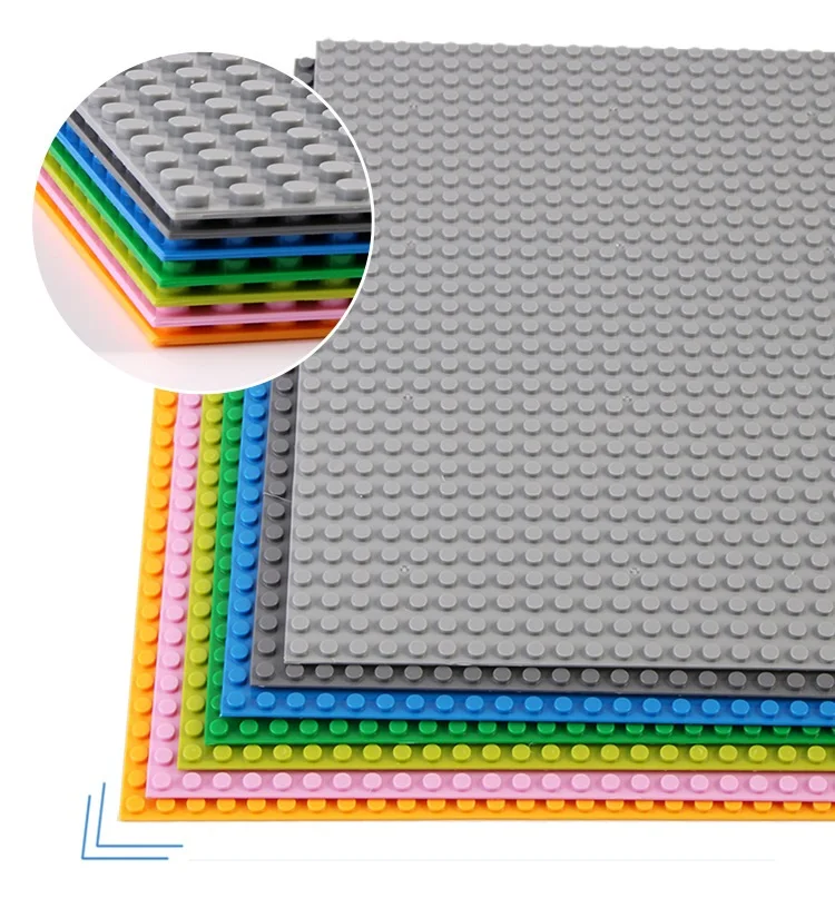 Классические базовые пластмассовые 16*32 точки строительные блоки игрушки мини