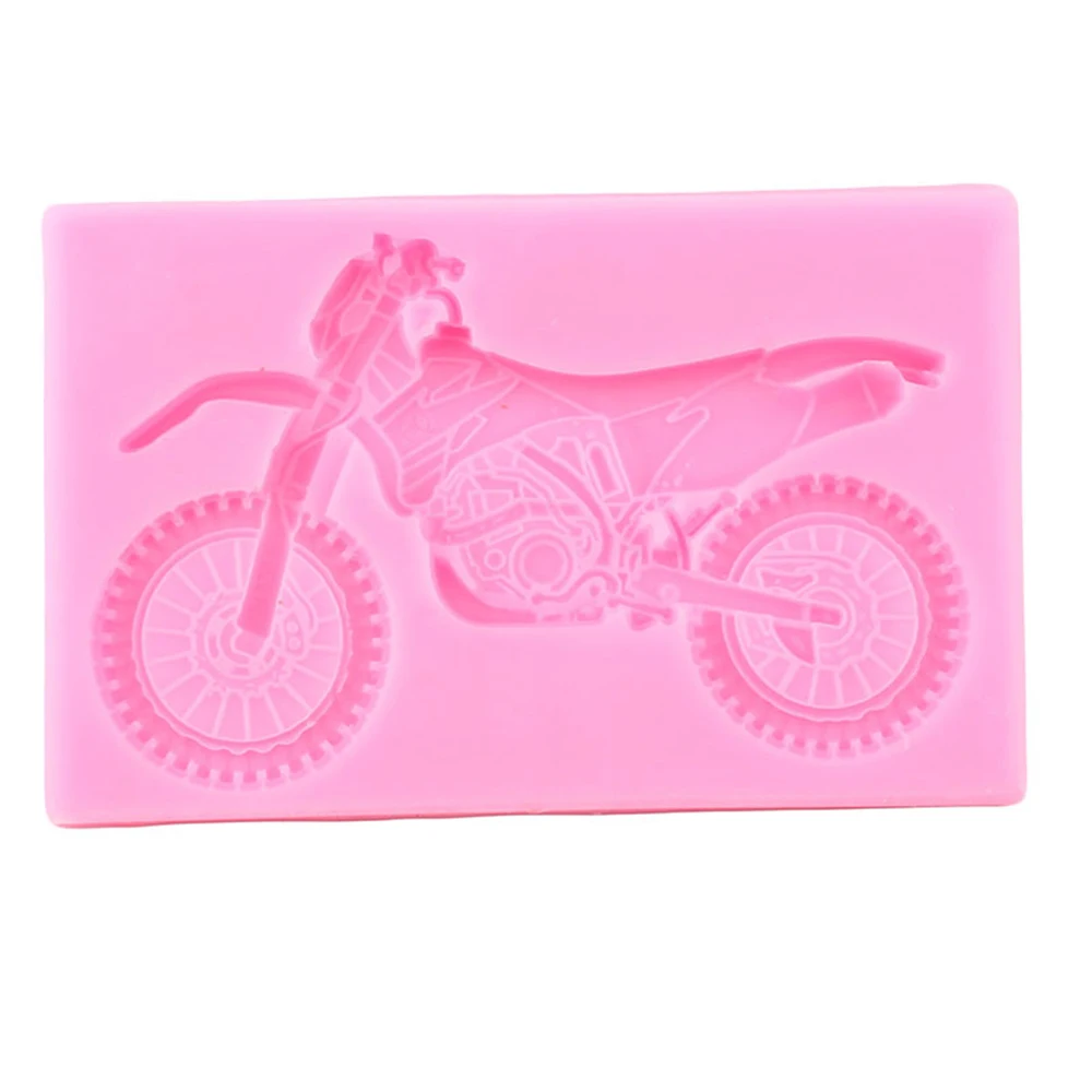 Description Picture 3 of item3D Motorcycle Silicone Mould Party Birthday Cake DIY Decoration Tools Sugarcraft Chocolate Fondant Baking Mold