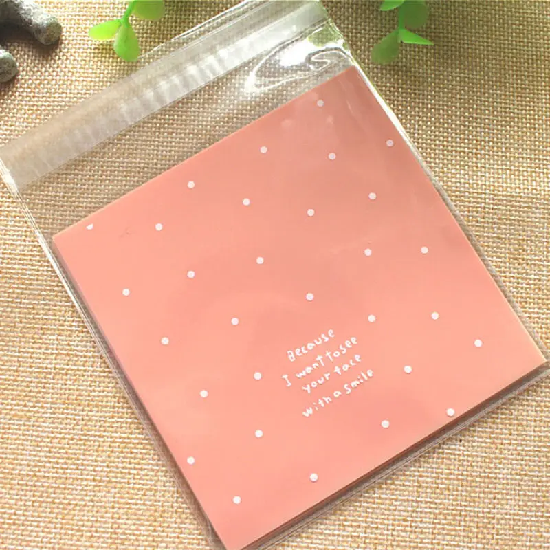 Новая сумка для печенья в горошек розовая синяя с застежкой-молнией закуска